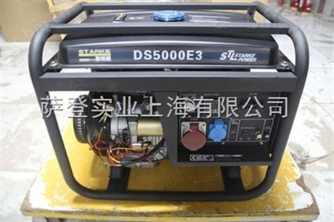北京萨登5KW三相汽油发电机工地施工备用电源发电机