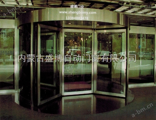 内蒙古盛博自动门窗有限公司供应安装旋转门 自动门